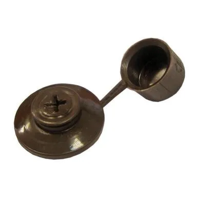 Купить Шляпка для шиферного гвоздя, коричневая, 100 шт, Стройбат в интернет-магазине Akvilon.kz