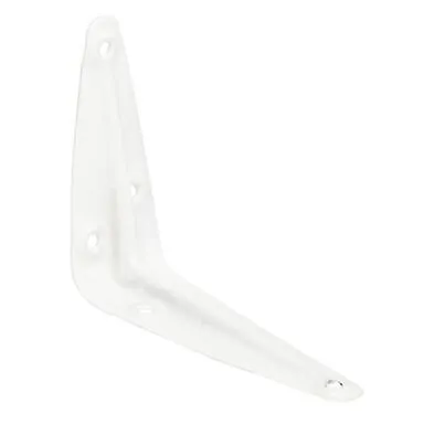 Купить Консоль с 1 ребром жесткости 200x150 мм, белый, 1 шт, Стройбат в интернет-магазине Akvilon.kz