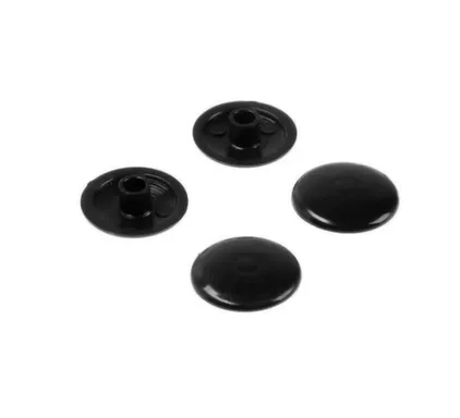 Купить Заглушки на мебельную стяжку 7 мм, черный, 50 шт, Стройбат в интернет-магазине Akvilon.kz