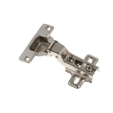 Купить Петля мебельная SLIDE-ON внутренняя 110* с ответной планкой, белый цинк, 2 шт, Стройбат в интернет-магазине Akvilon.kz