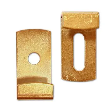 Купить Крепление для зеркала, набор, желтый цинк, 1 шт, Стройбат в интернет-магазине Akvilon.kz