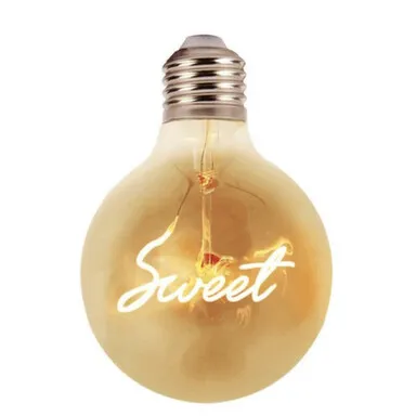 Купить Лампа светодиодная Amber Sweet E27-3Вт-3000К LED G125 в интернет-магазине Akvilon.kz