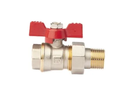 Купить Кран шаровой с полусгоном 3/4" ВР-НР рукоятка бабочка, Fado Modern в интернет-магазине Akvilon.kz