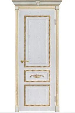 Купить Дверь межкомнатная ПАТИНА Амелия Слоновая кость 900 Дубрава Сибирь в интернет-магазине Akvilon.kz