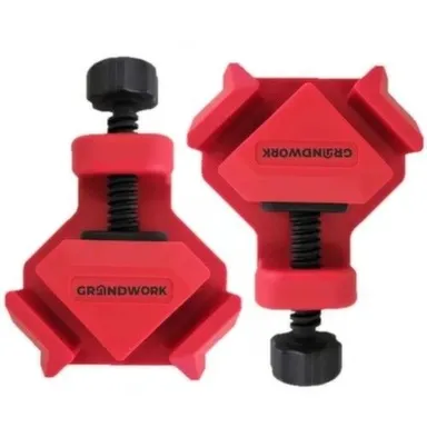 Купить Набор угловых зажимов 7019, 2 шт, GrandWork в интернет-магазине Akvilon.kz