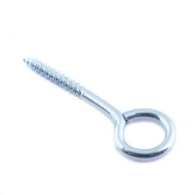 Купить Крюк-кольцо 8x70 белый цинк (1 шт), Стройбат в интернет-магазине Akvilon.kz