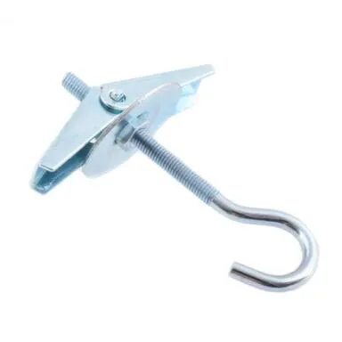 Купить Складной пруж.дюбель с крюком М6 белый цинк (1 шт), Стройбат в интернет-магазине Akvilon.kz