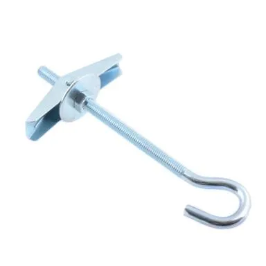 Купить Складной пруж.дюбель с крюком М8 белый цинк (1 шт), Стройбат в интернет-магазине Akvilon.kz