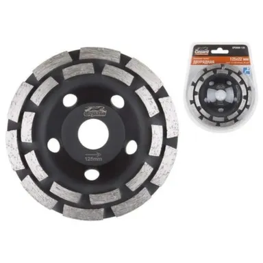 Купить Алмазная чашка 125 мм бетон двурядная GEPARD в интернет-магазине Akvilon.kz