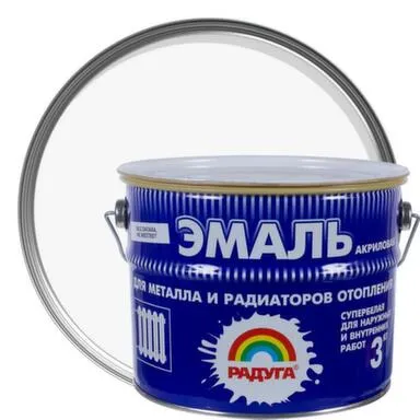 Купить Эмаль Радуга-178 акриловая для металла и радиаторов 3 Полуматовый в интернет-магазине Akvilon.kz