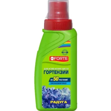 Средство жидкое Радуга для изменения цвета гортензий, флакон 285 мл, Bona Forte в интернет-магазине Akvilon.kz