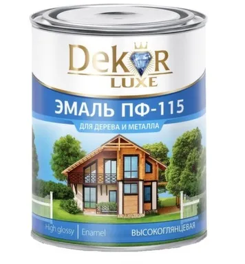 Купить Эмаль ПФ-115 алкидная для дерева и металла серая 2,6 кг, Dekor GOLD в интернет-магазине Akvilon.kz