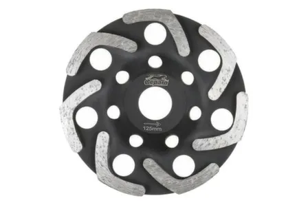 Купить Алмазная чашка 125 мм бетон однорядная GEPARD в интернет-магазине Akvilon.kz