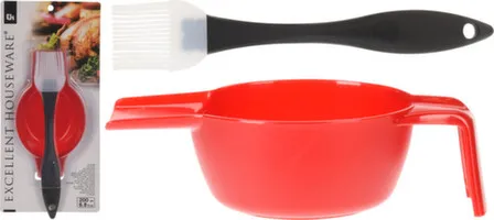 Купить Миска для соуса 200 мл с кулинарной кистью, Koopman в интернет-магазине Akvilon.kz