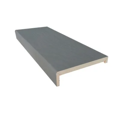 Купить Наличник ПВХ СОФТ Антрацит 80x23x2200 мм Убертюре в интернет-магазине Akvilon.kz