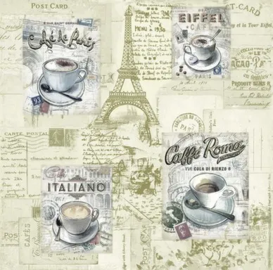 Купить Обои бумажные Буше-05, база, 0,53x10 м, Саратовские обои в интернет-магазине Akvilon.kz