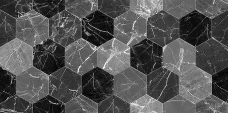 Купить Вставка Дайкири 1 черный 30x60 см, Beryoza Ceramica в интернет-магазине Akvilon.kz