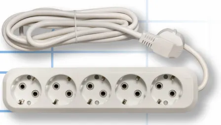 Купить Удлинитель У-053 3м с заземлением Sirius в интернет-магазине Akvilon.kz