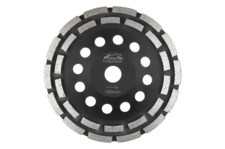 Купить Алмазная чашка 180 мм бетон двурядная GEPARD в интернет-магазине Akvilon.kz