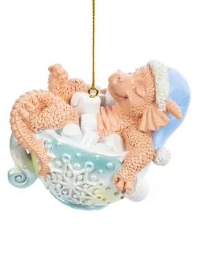 Купить Новогоднее подвесное украшение Дракончик в зефирках 6x7x7,5см, Magic Time в интернет-магазине Akvilon.kz