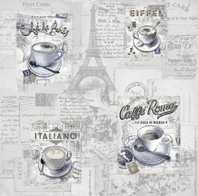 Купить Обои бумажные Буше-06, база, 0,53x10 м, Саратовские обои в интернет-магазине Akvilon.kz