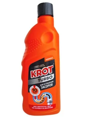 Купить Гель для устранения засоров Turbo, 500 гр, Крот в интернет-магазине Akvilon.kz