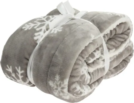 Купить Плед, 130x150 см, серый, Koopman в интернет-магазине Akvilon.kz