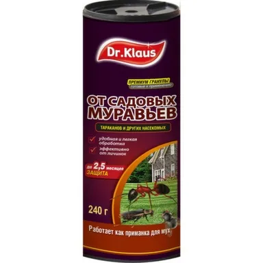 Купить Гранулы от Муравьев и других насекомых, 240 г, Dr.Klaus в интернет-магазине Akvilon.kz