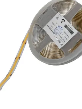 Лента светодиодная Auroom теплый COB 9,5Вт/м 24B DC 2700к 320LEDs/m 5М в уп в интернет-магазине Akvilon.kz