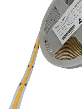 Лента светодиодная Auroom теплый COB 12Вт/м 24B DC 2700к 480LEDs/m 5М в уп в интернет-магазине Akvilon.kz