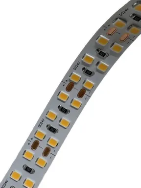 Лента светодиодная (двухрядный) Auroom теплый 19Вт/м 24B DC 2700к Auroom, 240LEDs/m 5М в уп в интернет-магазине Akvilon.kz