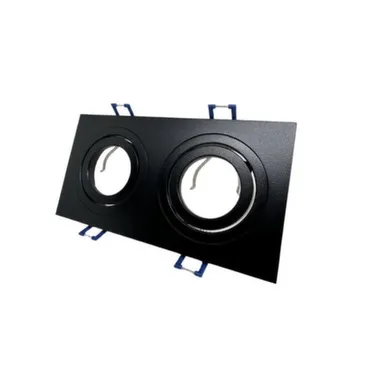 Светильник потолочный встраиваемый Auroom двойной, GU10/MR16, L173*W93*H22mm, IP20, Черный в интернет-магазине Akvilon.kz