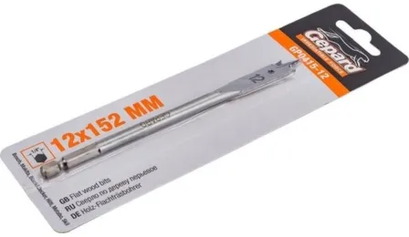 Купить Сверло по дереву перьевое 12 мм GEPARD в интернет-магазине Akvilon.kz