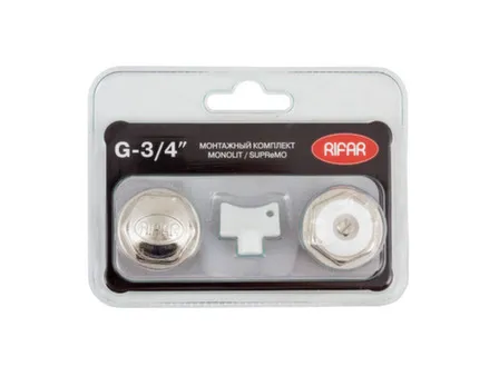 Купить Монтажный комплект 3/4" Rifar Monolit/Supremo хром в интернет-магазине Akvilon.kz
