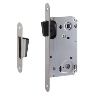 Купить Корпус замка магнитный 13М-90 (под фиксатор) Нора-М Матовый никель в интернет-магазине Akvilon.kz