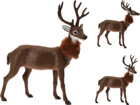 Купить Статуэтка Олень, коричневый, 33,5x8x37 см, в ассортименте, Koopman в интернет-магазине Akvilon.kz