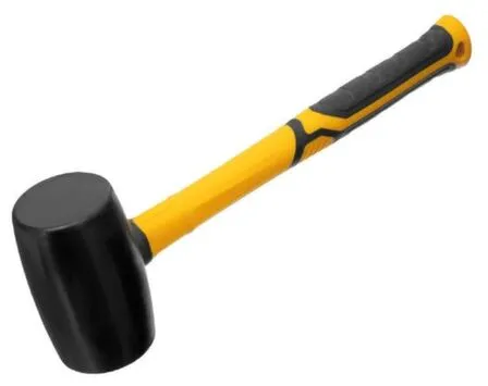 Купить Киянка 680 гр, резиновая с фиберглассовой рукояткой, Denzel в интернет-магазине Akvilon.kz