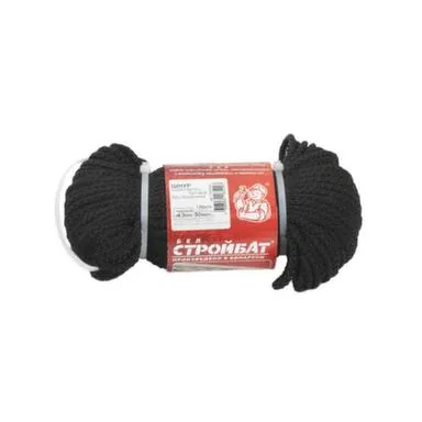 Купить Шнур хоз.быт без сердеч. 4 мм (черный 50 м), Стройбат в интернет-магазине Akvilon.kz