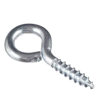 Купить Крюк-кольцо 5x40 (белый цинк 2 шт), Стройбат в интернет-магазине Akvilon.kz