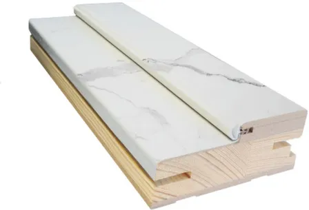 Купить Короб дверной Монте белый ДЕРЕВО 78x33x2100 мм Убертюре Монте белый в интернет-магазине Akvilon.kz