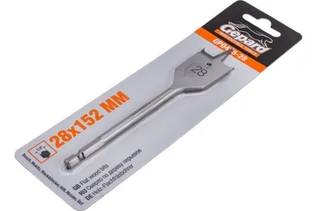 Купить Сверло по дереву перьевое 28 мм GEPARD в интернет-магазине Akvilon.kz