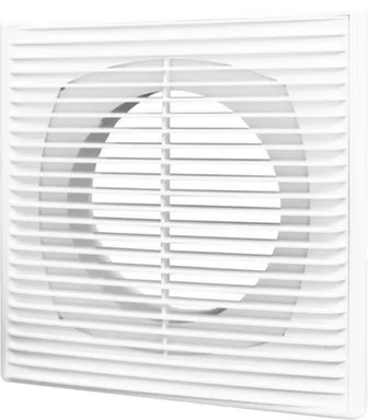 Купить Решётка вентиляционная 209x209мм с фланцем d125мм, Era в интернет-магазине Akvilon.kz