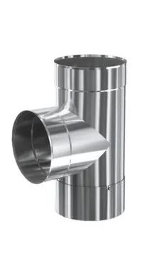 Купить Отвод с ревизией d150 мм, нержавеющая сталь 0,8 мм, Профи, Теплодар в интернет-магазине Akvilon.kz