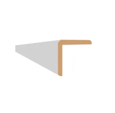 Купить Уголок МДФ Stella 24x24x2700 мм белый (под покраску) в интернет-магазине Akvilon.kz