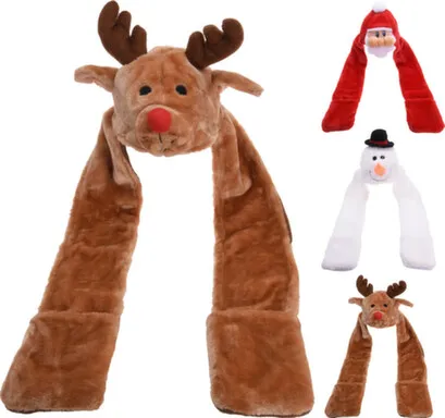 Купить Шапка новогодняя в форме рождественского персонажа, для взрослых, длина 90 см, в ассортименте, Koopman в интернет-магазине Akvilon.kz