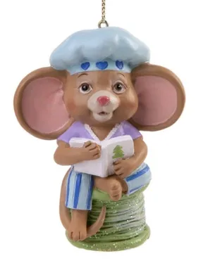 Купить Новогоднее подвесное украшение Мышонок-Поваренок из полирезины 8x6x3см, Magic Time в интернет-магазине Akvilon.kz