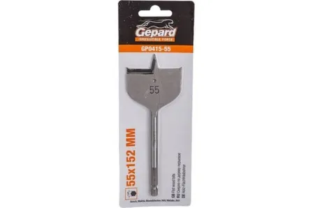 Купить Сверло по дереву перьевое 55 мм GEPARD в интернет-магазине Akvilon.kz