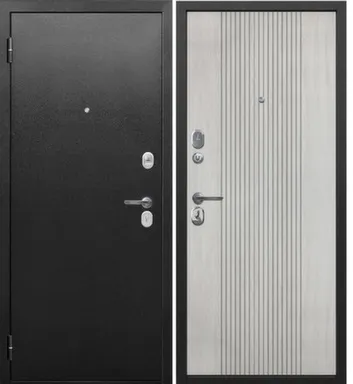 Купить Дверь метал. 6,0см Nova (серебро) МДФ Белый ясень 860мм Левая в интернет-магазине Akvilon.kz