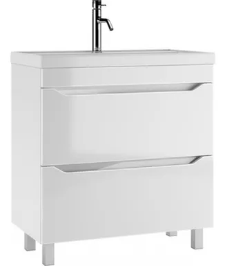 Купить Тумба Ева B2 c умывальником Soft 80см в интернет-магазине Akvilon.kz