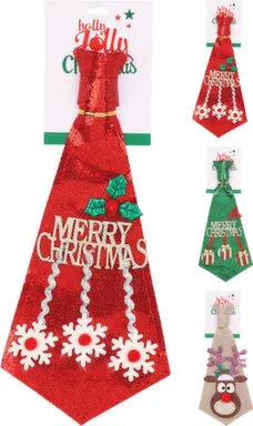 Купить Галстук новогодний, 32x8x3 см, в ассортименте, Koopman в интернет-магазине Akvilon.kz